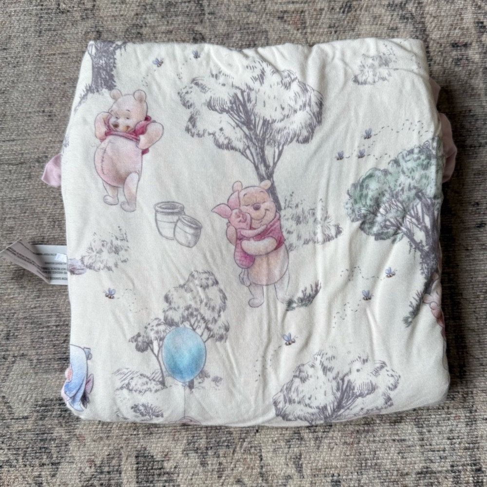 Posh Peanut Winnie The Pooh Ruffled Luxette Patoo Blanket